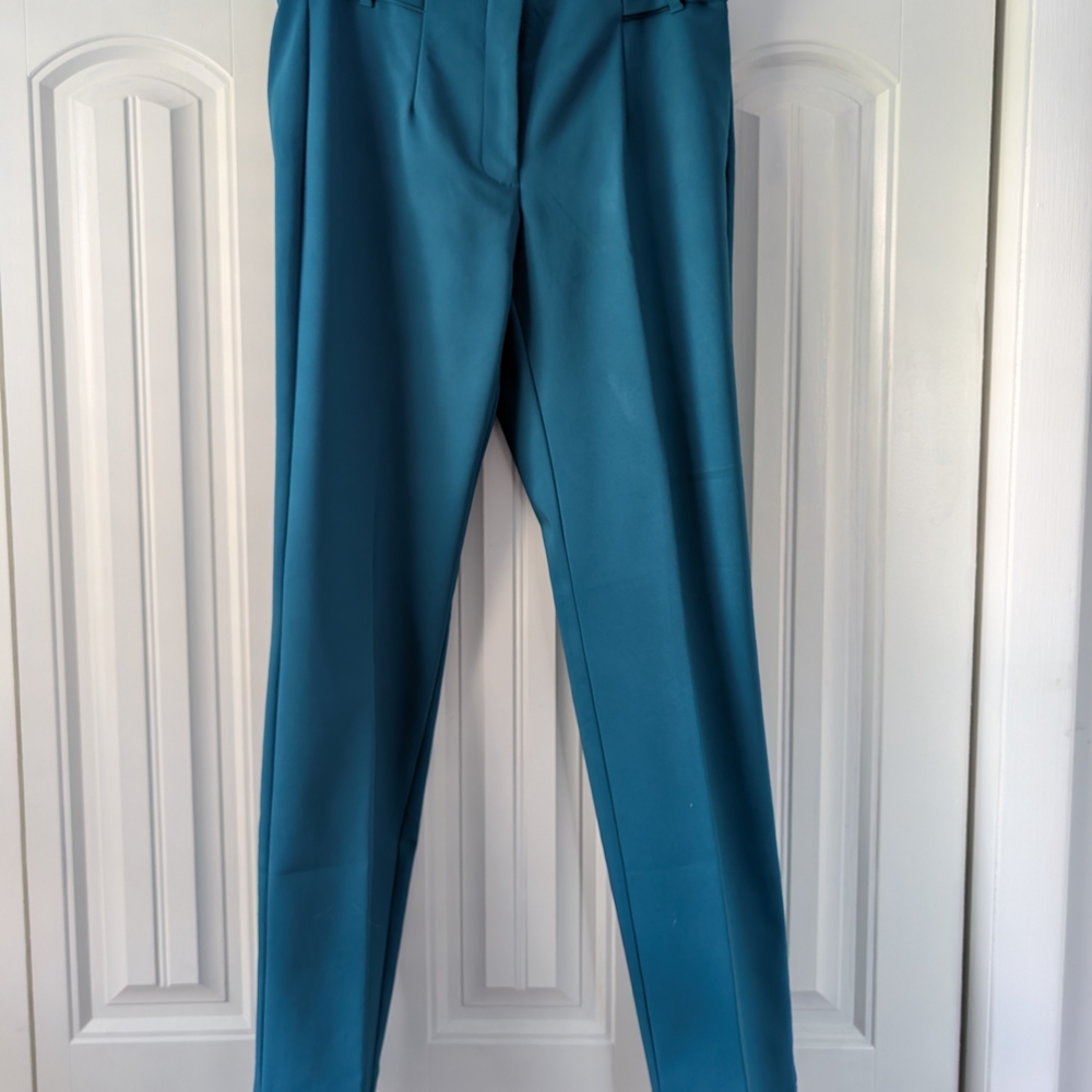 White House Black Market Teal Trousers